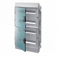 Распределительный шкаф Mistral41 72 мод., IP41, встраиваемый, термопласт, зеленая дверь |  код. 1SLM004100A1210 |  ABB